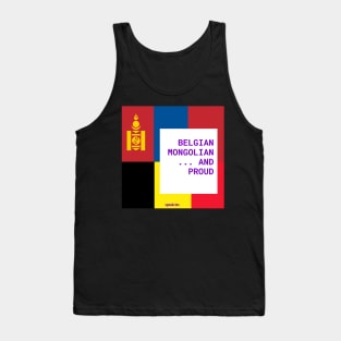 Belgian-Mongolian Pride Tank Top